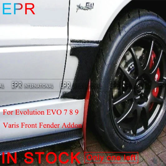 Для Evolution EVO 7 8 9 углеродное волокно VRS стиль переднее крыло АДДОН ДЛЯ Mitsubishi