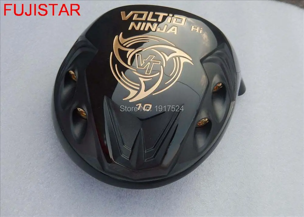 FUJISTAR golf VOLTIO NINJA Hi-cor титановая головка водителя для гольфа черного цвета с покрытием