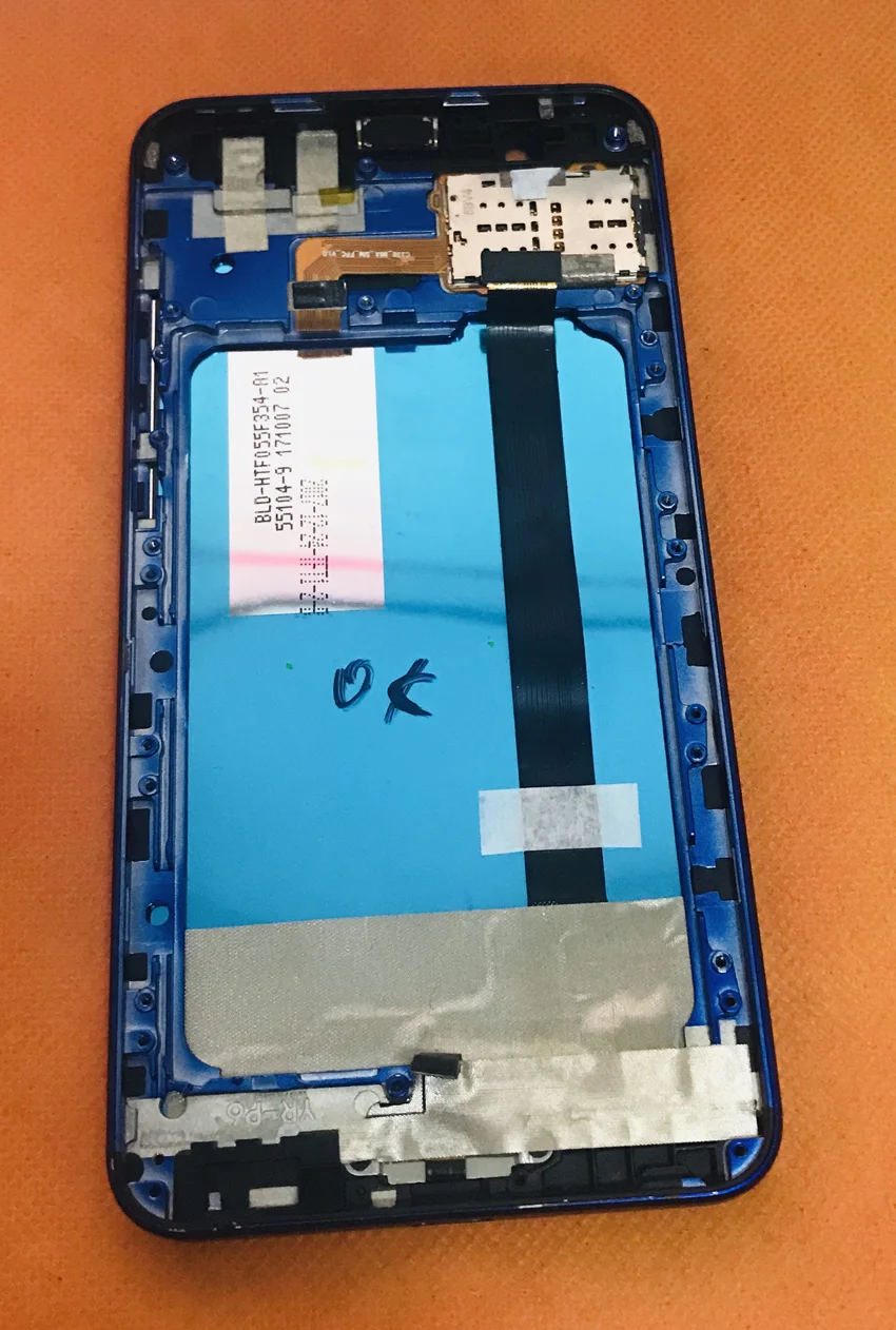  Original LCD Display +Digitizer Touch Screen+ Frame for Blackview P6000 Helio P25 Octa Core 5.5