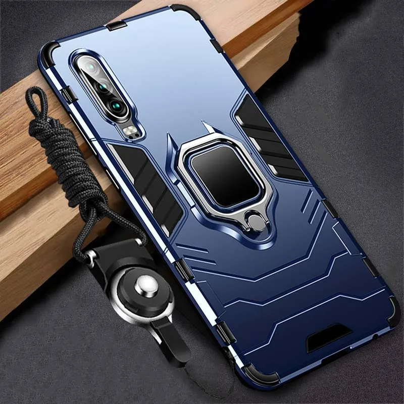 Từ Tính Nhẫn Chân Đế Dành Cho Huawei P30 Pro P20 Giao Phối 30 20X Danh Dự 20 Lite Y9 2019 Chống Sốc Armor bao Da + Dây cute phone cases huawei