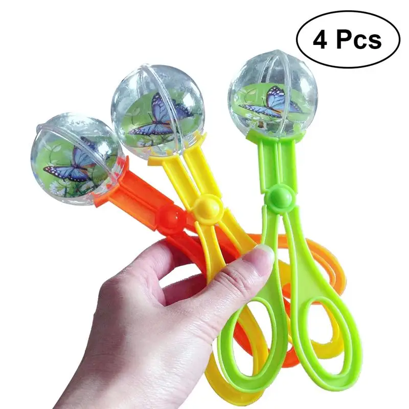 Buy 4pcs Plastic Bug Catcher Scissors Insects Catch