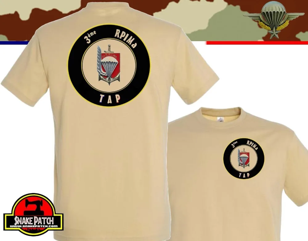 

3Th Rpima Para Parachutiste Tan New Brand Clothing O Neck Short Sleeves Boy Cotton Men Funny T Shirt Sayings
