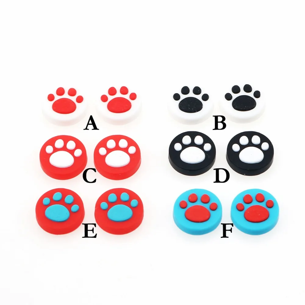 JCD Silicone Analog Thumb Grips Cover for Nintend Switch NS Joy Con Stick Caps Skin for Poke Ball Plus Joystick