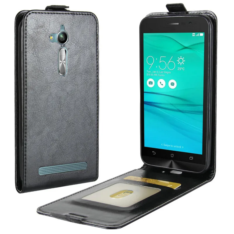 

for Asus ZenFone GO ZB500KL flip leather case for Asus ZenFone GO ZB500KL 5.0" Case Retro Wallet Leather Cover cases coque Etui>