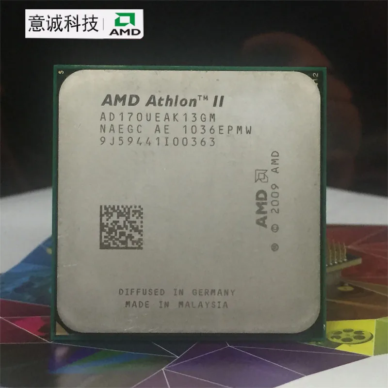 AMD Athlon II 170u Процессор Двухъядерный Настольный Гнездо 938 AM3 2.0 ГГц 1 М 20 Вт AD170UEAK13GQ |
