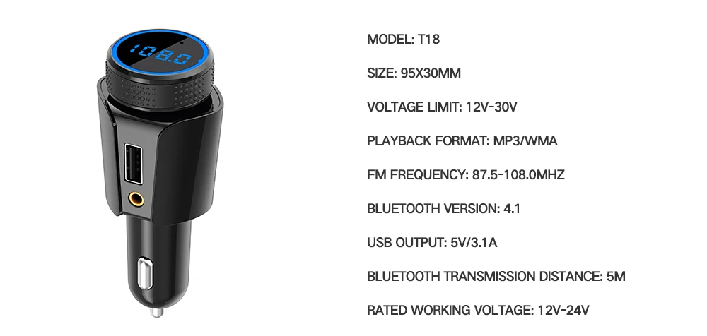 CDEN Автомобильный MP3 Bluetooth fm-передатчик зарядное устройство для мобильного телефона Aux аудио выход TF карта без потерь вещание Bluetooth автомобильный комплект