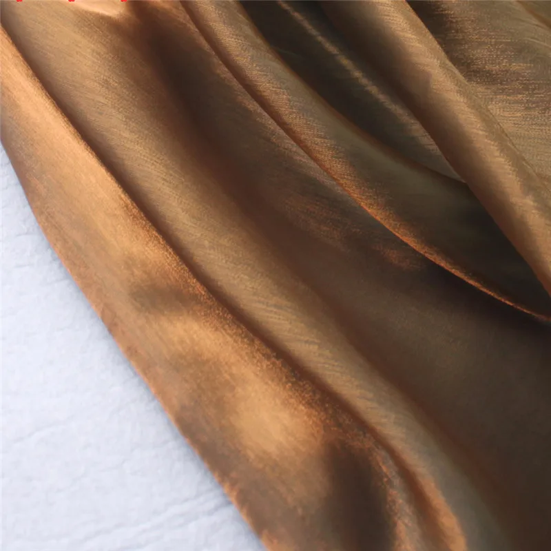 

Lace70-chocolate 3meters High Grade Luster Performance Party Wedding Evening Dress Yarn Women's Dress Fabrics Cutain Fabrics