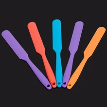 Силиконовые Тесто Шпатель торт крем смеситель долго обрабатываются модели выпечки скребок для выпечки инструменты Лучшая цена