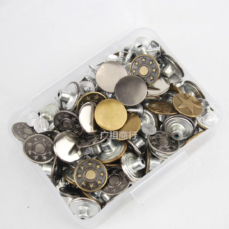 

80Pcs/Pack Leather Repairing Decor Rivet Metal Fastener Diameter17mm Copper Button Press Studs Fixing Tool Accessories DIY Craft