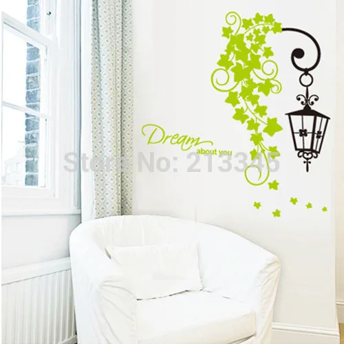 [Fundecoration] Светильники для дома городские декоративные настенные наклейки DIY