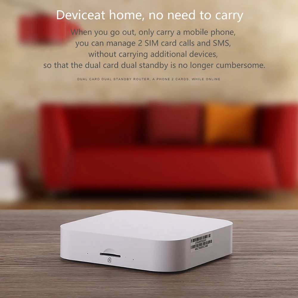 4G Wi Fi Box Dual SIM двойной резервный мини маршрутизатор для iOS и Android чтобы совершать