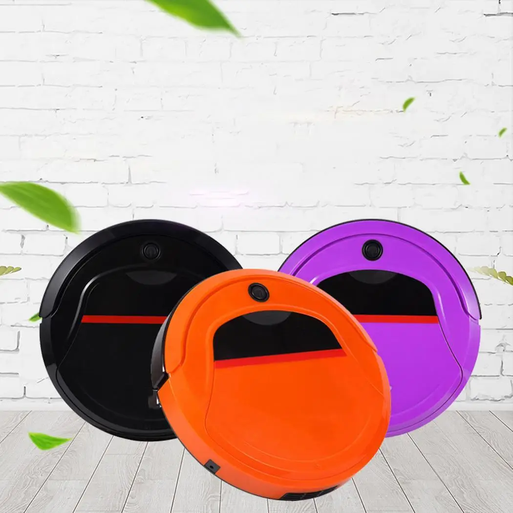 

Sofa Bed Robot Vacuum Cleaner Household Cleaning Products Automatic Smart Sweeping Robot Anti-drop Home Sweeping Machine Black