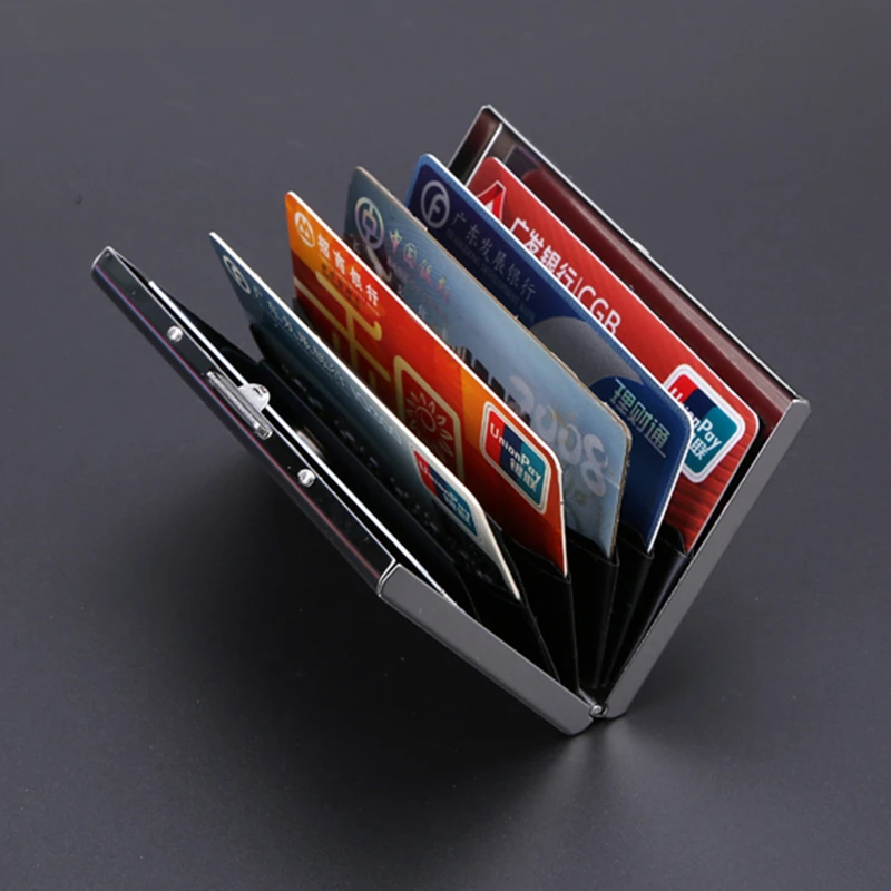 Высококачественная нержавеющая сталь унисекс орган бизнес-держатель для карт хранения антимагнитных кредитных карт ID держатель для мужчин для хранения карт горячая распродажа