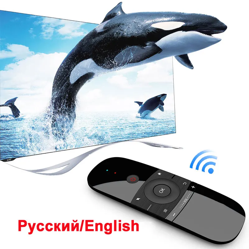 

Air mouse W1 Keyboard Mouse Wireless 2.4G Fly Air Mouse Rechargeble Mini W1 Remote Control ForX96max/X96mini/X88pro