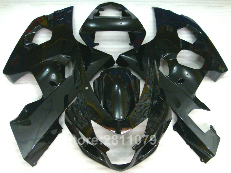 ABS пластик обтекатель комплект для Suzuki SRAD GSXR600 750 04 05 GSXR 600 2004 2005 черный Обтекатели