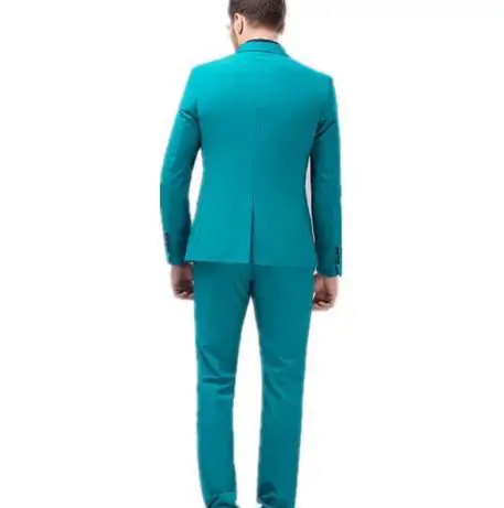 Высокое качество модные длинные мужские костюмы Slim Fit Костюмы для друзей жениха trajes de novio Выпускной вечернее платье костюмы(куртка+ брюки