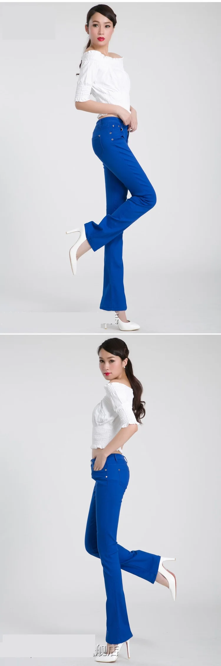 Осень г. женские женская одежда новые джинсовые штаны для летние джинсовые Чистый цвет цены продвижения брюки KG164 yagenz