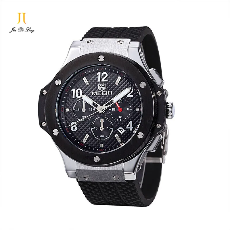 

2 *#Fashion Men's Watches Top Brand Luxury Genuine Silicone Strap Quartz Watches Men Male Casual Sport Wristwatch