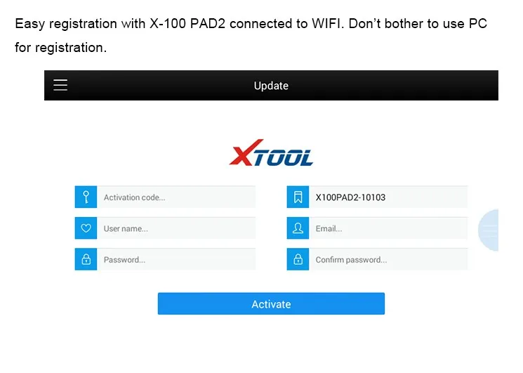 XTOOL X100 PAD2 X-100 pad 2 с VW 4th и 5th IMMO со специальной функцией, как VVDI vvdi2