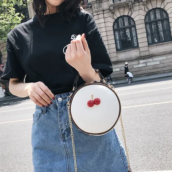 

Female bag 2020 new mini fairy chain wild portable ins shoulder slung small round bag