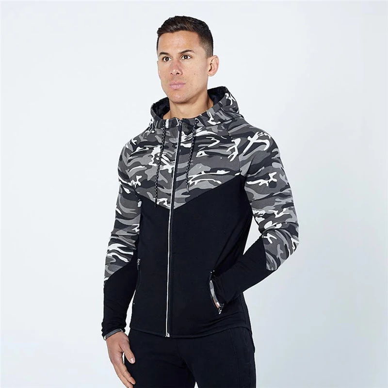 Casual Hip hop Hoodies jacket men-2