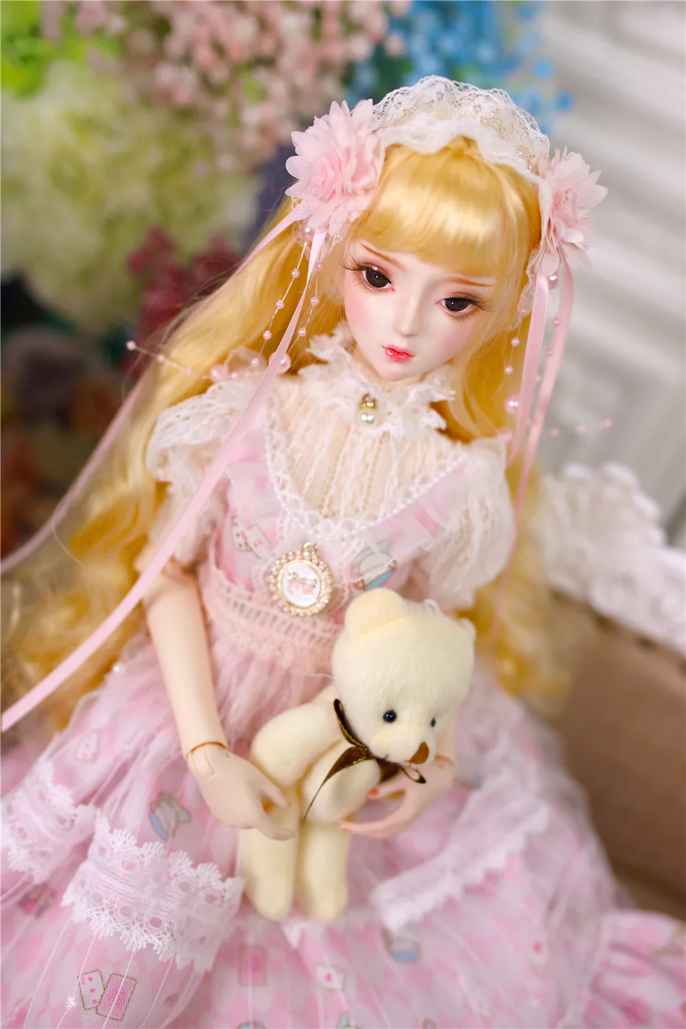 DBS 1/3 BJD Blyth имя куклы Елены механическое соединение тела с макияжем, в том числе волосы, глаза, одежда 62 см Высота девушки ледяной, SD