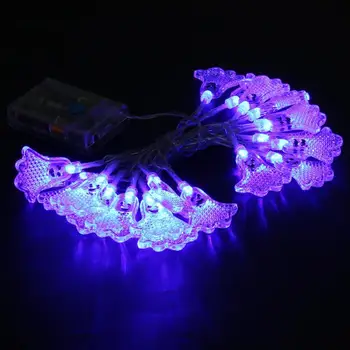 

20LED String Light 2M Ghost String Light Battery Power Fairy Lamp Halloween Flashing Waterproof Light for Garden Yard Home Lamp