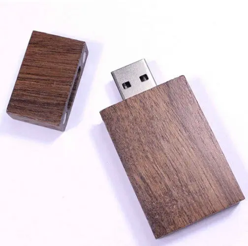 

131 plcs/lot  Custom Logo Photography Walnut Wood USB Stick 2.0 Memory Flash Pen Drive 4GB