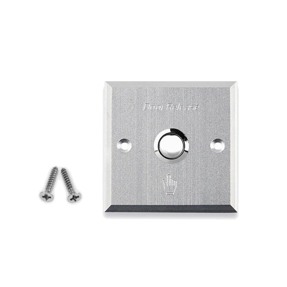 4 PCS Door Access Control System Release Button Metal Auto Restoration Normally Open Push To Normally Close Panic Button