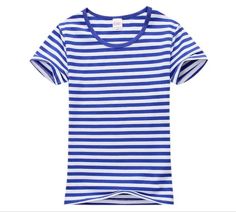 

2019 Vintage Striped Round Neck Short Sleeve T-Shirt