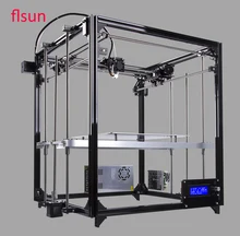 Neue Design Große Druck Größe 3d-drucker Kit Metall 3d Drucker Mit Zwei Rolls Filament Sd-karte