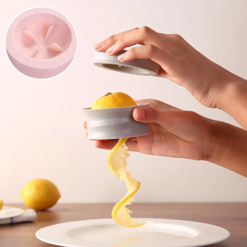 Креативный Овощной спиральный слайсер спиральизатор резак лимон сепаратор забавные вещи кухонная утварь гаджеты