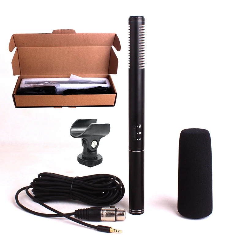 

WEITESI PV260 Mobile Phone DSLR Camera Interview Microphone for Computer sony cam iphone 7 8 Voice Recording Mic Equipment