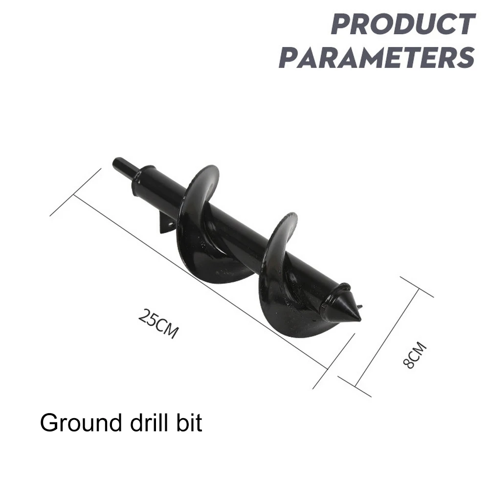8x25 30 см садовый Бур пост отверстие экскаватор сверло Быстрый строгальный шнек посадка травы шнек отверстие экскаватор для шестигранной