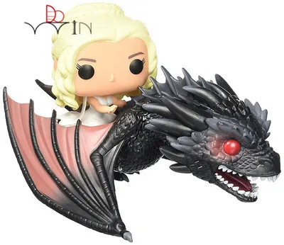 

Q Edition Car Decoration10cm Game of Thrones SNOW arya STARK Daerenys Tyrion ghost action figure Bobble Head collection opp bag
