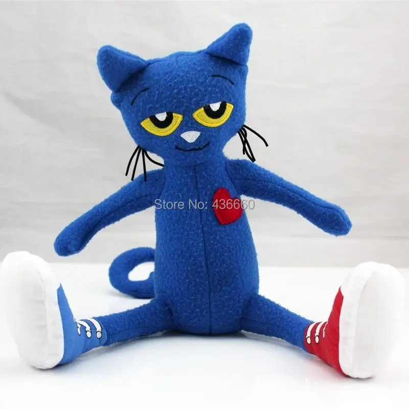 Pete the Cat Plush Doll 14.5 inches New Free Shipping blue cat by Eric