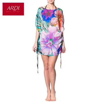 

Beach tunic made of natural silk R1556-40