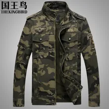Männer jacke herbst und winter männer camouflage jacke flug militärpilot ma1 bomber air force one herren clothing