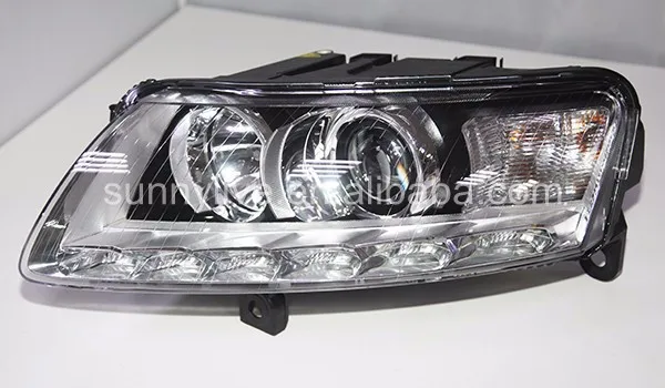 OEM светодиодный налобный фонарь для Audi A6L 2005-2011 с комплектом D3S HID