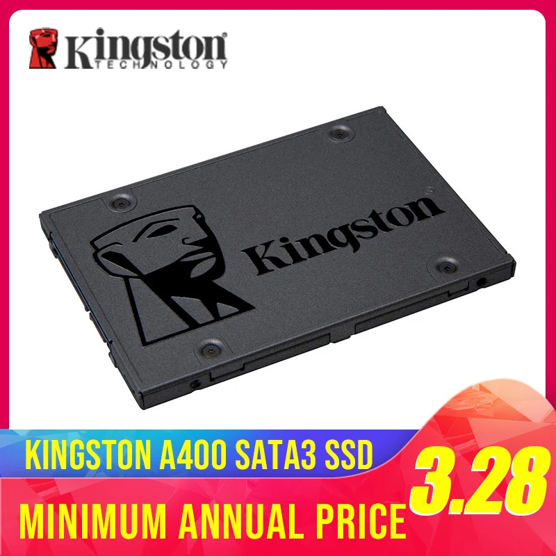 

Kingston A400 SSD Disk 120GB 240GB 480GB 2.5" SATAIII SSD Notebook PC Laptop 120G 240G 480G ssd in Internal Solid State Drives