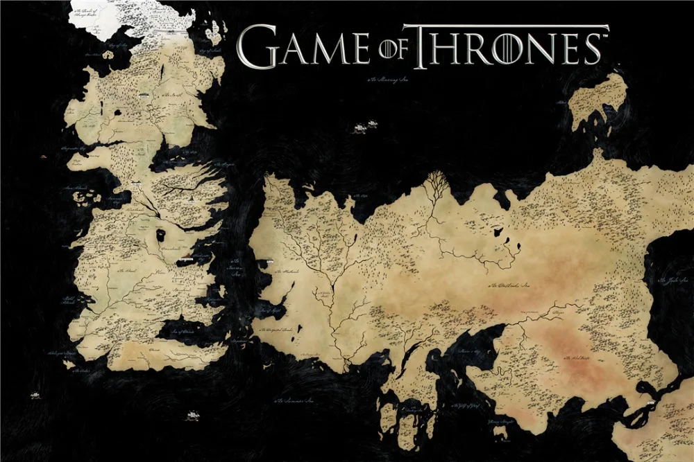 

Free Ship Custom Canvas Poster Home/Bedroom Decor Well Design Pyramid Game of Thrones Wall Sticker Fashion Wallpaper PN-597#