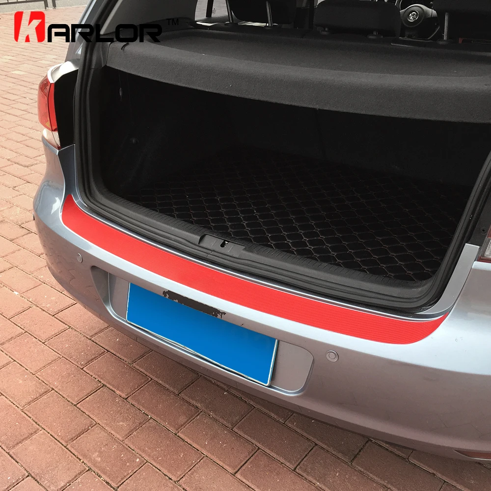 For Volkswagen VW Golf MK6 6 GTI Auto Rear Bumper Trunk Tail Lip Carbon