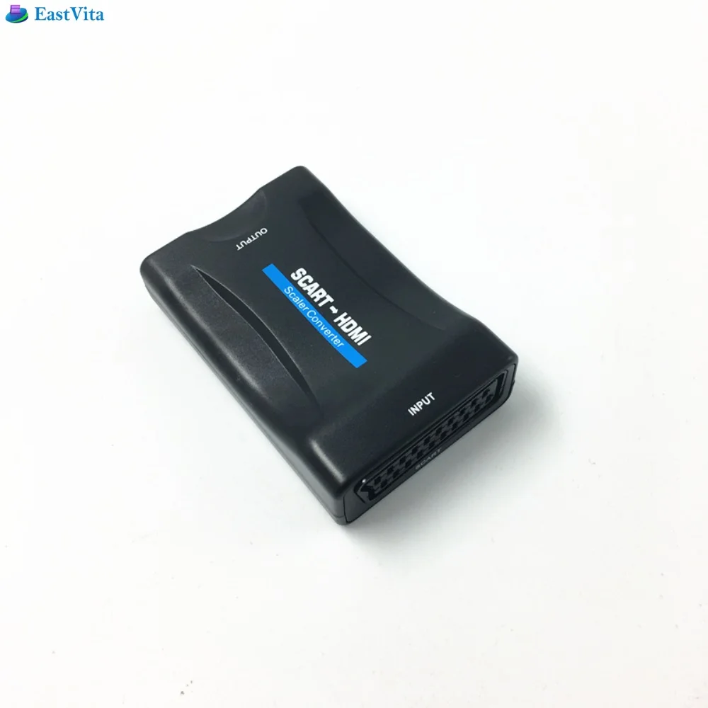 Преобразователь EastVita SCART в HDMI видео аудио адаптер для ТВ DVD телеприставка HD плеер