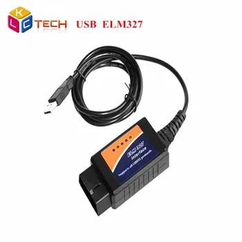 

High quality auto Car Diagnostic Interface ELM327 USB Scanner tool OBD II OBD 2 Latest Version V1.5 elm 327 With