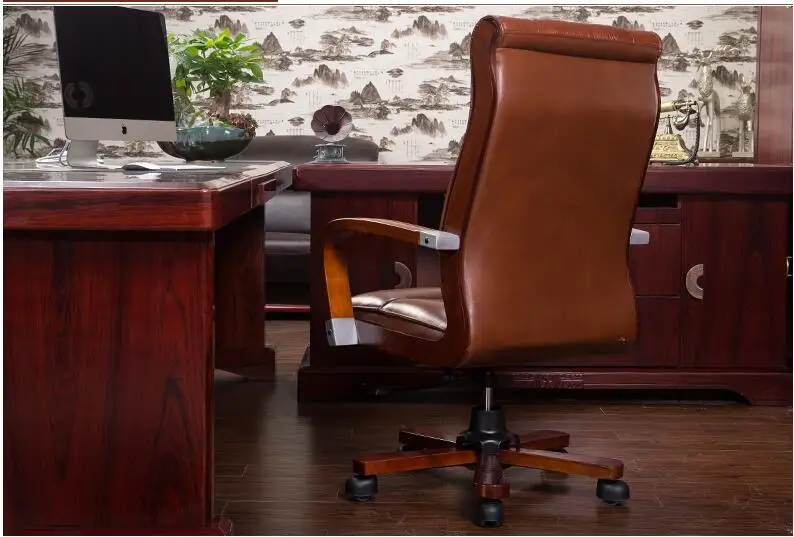 Компьютерное кресло домашний офисный высокий стул эргономичное подъемное кресло модное кожаное художественное кресло