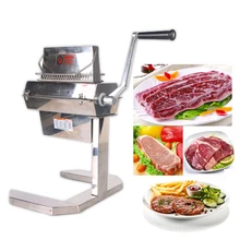 Meat Tenderizer Machine Commercial Manual Meat Tenderizer 7 Wide Knives Food Processing Machine Steak Meat Poultry Tool