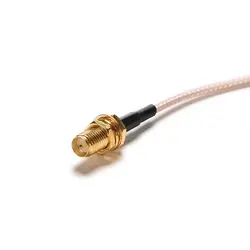 Высокое качество Вилочная часть с глухая перемычка с накидной гайкой SMA для женщин RF помощью соединительного кабеля RG316 20 см