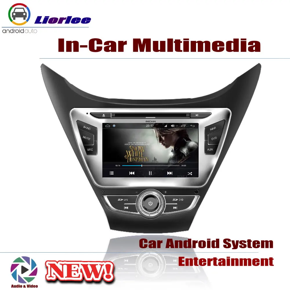 Для hyundai Avante 2011~ автомобильный проигрыватель Android DVD gps навигационная система HD экран Радио Стерео интегрированный мультимедиа