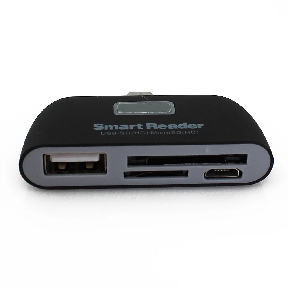 4 in 1 OTG to USB 2.0 Smart Card Reader