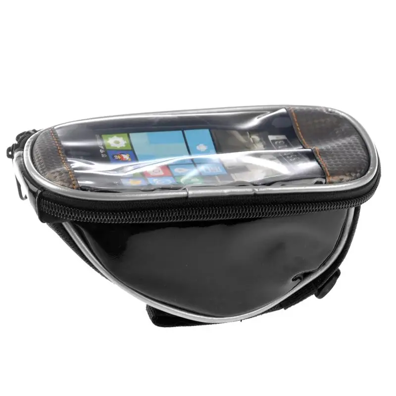 Best Portable Waterproof Bike Bicycle Handlebar Frame Front Tube Cellphone Bag Tools Bag for iPhone /Samsung /HTC 10